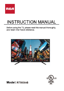 Manual RCA RT5030-B LED Television