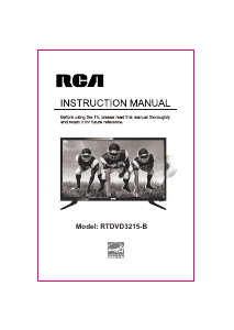 Manual RCA RTDVD3215-B LED Television