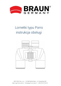 Instrukcja Braun Porro Lornetka