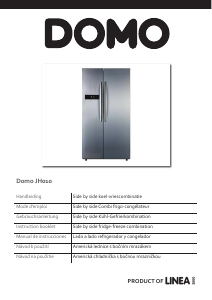 Mode d’emploi Domo JH010 Réfrigérateur combiné