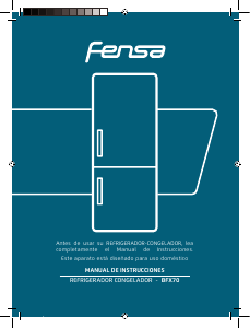 Manual de uso Fensa BFX70 Frigorífico combinado