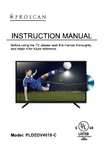 Manual Proscan PLDEDV4018-C LED Television
