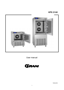 Manual Gram KPS 21 Blast Chiller