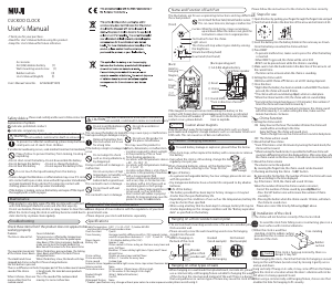 Manual Muji Cuckoo Clock