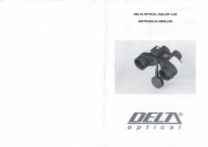 Instrukcja Delta Optical Sailor 7x50 Lornetka