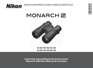 Mode d’emploi Nikon Monarch 5 20x56 Jumelles