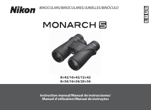Manual de uso Nikon Monarch 5 16x56 Prismáticos