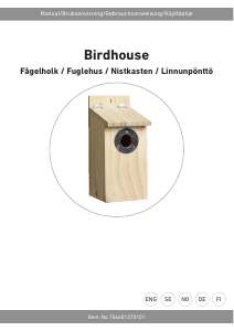 Manual Rusta 756601270101 Birdhouse