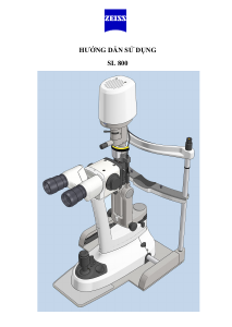 Hướng dẫn sử dụng Zeiss SL 800 Kính hiển vi