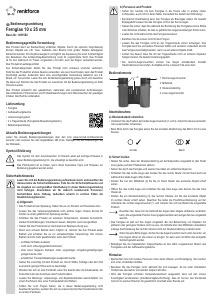 Bedienungsanleitung Renkforce 1491582 (10x25) Fernglas