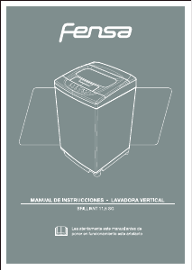 Manual de uso Fensa Brilliant 11.5 SG Lavadora