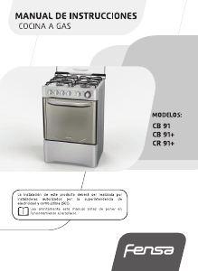 Manual de uso Fensa CR91+ Cocina