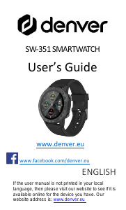 Bedienungsanleitung Denver SW-351 Smartwatch