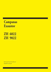 Manual de uso Zanussi ZH6022W Campana extractora