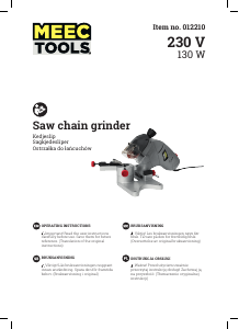 Instrukcja Meec Tools 012-210 Ostrzałka do łańcuchów