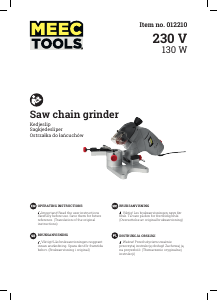 Bruksanvisning Meec Tools 012-210 Sagkjedesliper