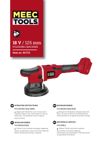 Instrukcja Meec Tools 011-712 Polerka