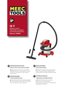 Manual Meec Tools 011-694 Vacuum Cleaner