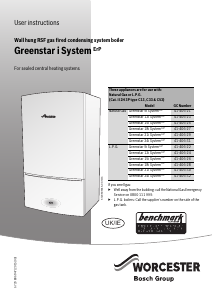 Manual Worcester Greenstar 18i System Gas Boiler