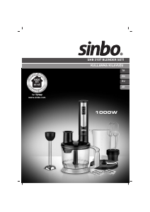 Kullanım kılavuzu Sinbo SHB 3107 El blenderi