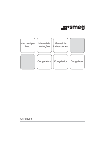 Bedienungsanleitung Smeg U4F082F1 Gefrierschrank