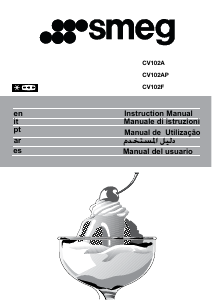 Manuale Smeg CV102F Congelatore