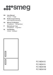 Manuale Smeg FC18EN1W Frigorifero-congelatore