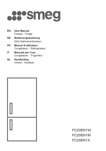 Manuale Smeg FC20EN1X Frigorifero-congelatore