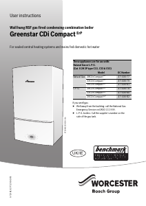 Handleiding Worcester Greenstar 28CDi Compact Geiser