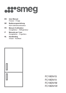 Manuale Smeg FC18EN1S Frigorifero-congelatore