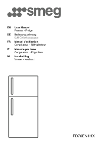 Manuale Smeg FD76EN1HX Frigorifero-congelatore