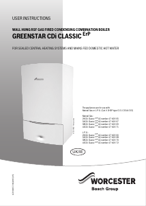 Manual Worcester Greenstar 34CDi Classic Gas Boiler