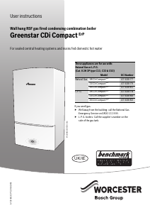 Manual Worcester Greenstar 36CDi Compact Gas Boiler
