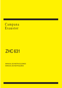 Manual de uso Zanussi ZHC631X Campana extractora