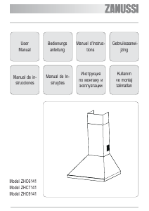 Manual de uso Zanussi ZHC7141X Campana extractora