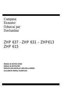 Manual de uso Zanussi ZHP615N Campana extractora