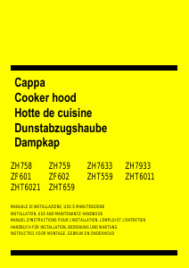 Manuale Zanussi ZHT6011W Cappa da cucina