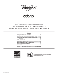 Manual de uso Whirlpool 7MWTW8500EC Lavadora