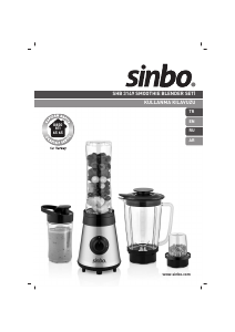 Kullanım kılavuzu Sinbo SHB 3149 Blender