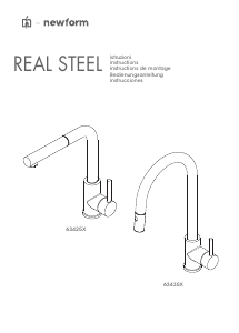 Manual Newform 63435X Real Steel Faucet