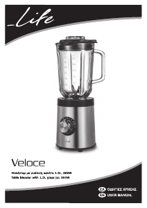 Handleiding Life Veloce Blender