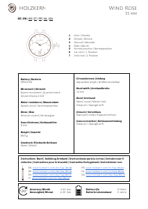 Manual Holzkern Leste Watch