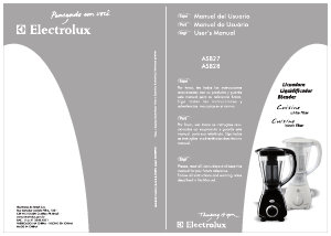 Manual de uso Electrolux ASB27 Batidora