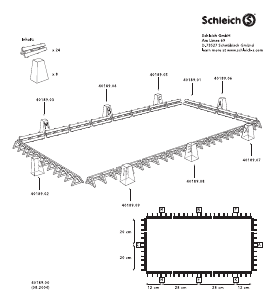 Handleiding Schleich set 40189 World of Nature Dressuur parcours