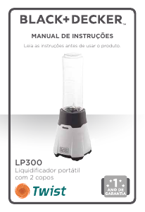 Manual Black and Decker LP300 Liquidificadora