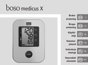 Brugsanvisning Boso Medicus X Blodtryksmåler