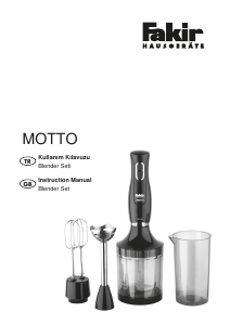 Manual Fakir Motto Hand Blender