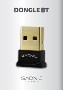 Manual de uso Gadnic USB00001 Adaptador bluetooth