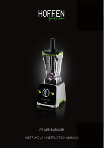 Instrukcja Hoffen B80560 Blender