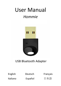 Manuale Hommie BT-06A Adattatore Bluetooth
